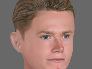 Scott McTominay Head - Low poly head for game 3D मॉडल