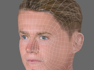 Scott McTominay Head - Low poly head for game 3D मॉडल