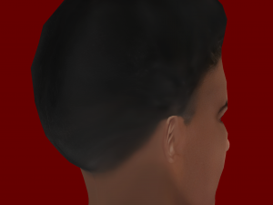 Shola Shoretire Head - Low poly head for game 3D Model