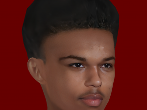 Shola Shoretire Head - Low poly head for game 3D Model