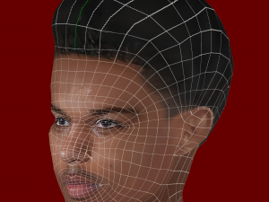 Shola Shoretire Head - Low poly head for game 3D Model