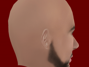 Sofyan Amrabat Head - Low poly head for game 3D 模型
