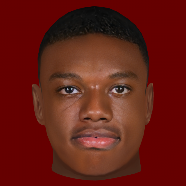 Tyrell Malacia Head - Low poly head for game 3D Model .c4d .max .obj .3ds .fbx .stl .blend 