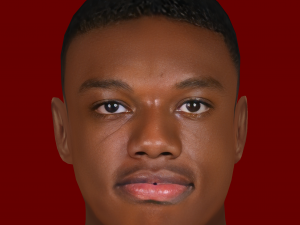 Tyrell Malacia Head - Low poly head for game 3D मॉडल
