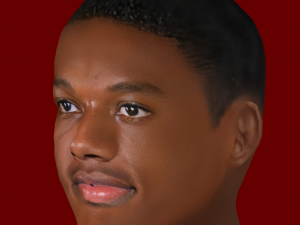 Tyrell Malacia Head - Low poly head for game 3D Model