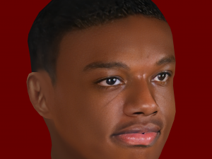 Tyrell Malacia Head - Low poly head for game 3D Model