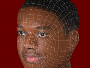 Tyrell Malacia Head - Low poly head for game 3D Model