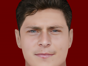 Victor Lindelof Head - Low poly head for game 3D मॉडल