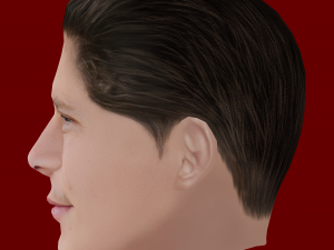 Victor Lindelof Head - Low poly head for game 3D-Modell