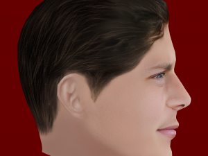 Victor Lindelof Head - Low poly head for game 3D-Modell