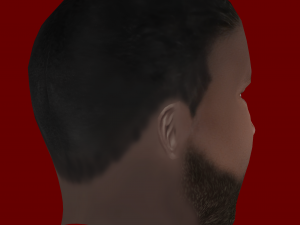 Antonio Rudiger Head - Low poly head for game Model 3D