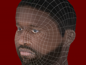 Antonio Rudiger Head - Low poly head for game Model 3D