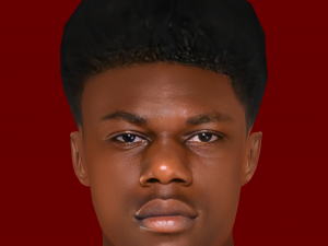 Aurelien Tchouameni Head - Low poly head for game 3D मॉडल