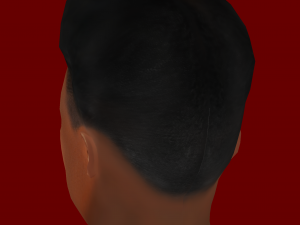 Aurelien Tchouameni Head - Low poly head for game Model 3D