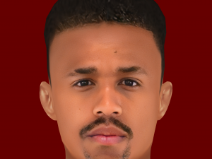 Eder Militao Head - Low poly head for game 3D मॉडल