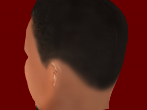 Eder Militao Head - Low poly head for game Modèle 3D