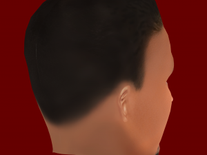 Eder Militao Head - Low poly head for game Modèle 3D