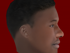Eduardo Camavinga Head - Low poly head for game 3D 模型