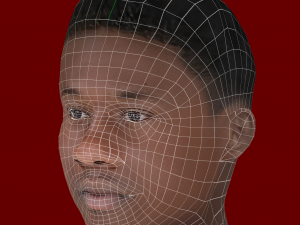 Eduardo Camavinga Head - Low poly head for game 3D 模型