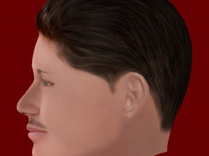 Fran Garcia Head - Low poly head for game 3D Модель
