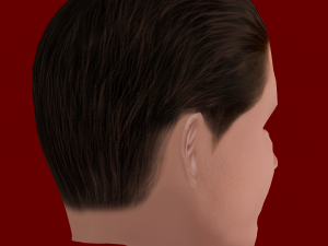 Fran Garcia Head - Low poly head for game 3D Модель
