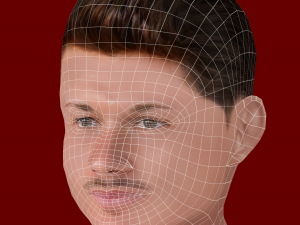 Fran Garcia Head - Low poly head for game 3D Модель
