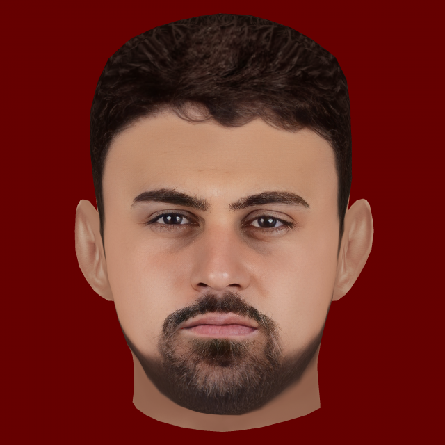 Josko Gvardiol Head - Low poly head for game 3D Модель .c4d .max .obj .3ds .fbx .stl .blend 