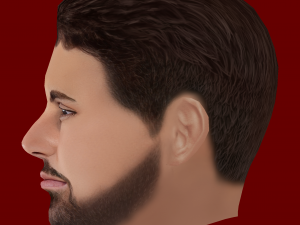 Josko Gvardiol Head - Low poly head for game 3D Модель