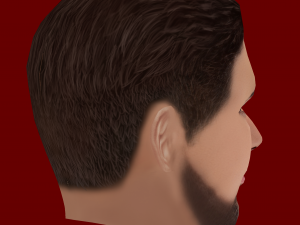Josko Gvardiol Head - Low poly head for game 3D Модель