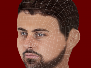 Josko Gvardiol Head - Low poly head for game 3D Модель