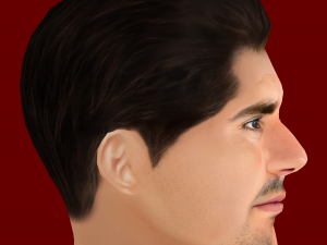 Thibaut Courtois Head - Low poly head for game 3D मॉडल