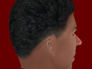 Vinicius Junior Head - Low poly head for game 3D मॉडल