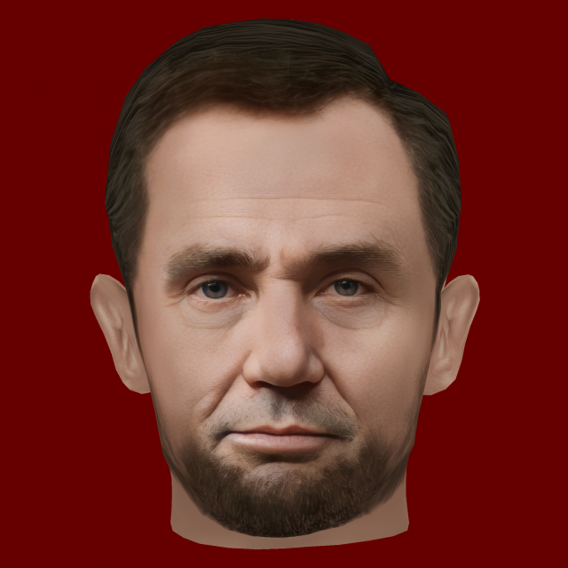 Low Poly Head of the President - Abraham Lincoln 3Dモデル .c4d .max .obj .3ds .fbx .stl .blend 