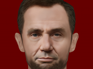 Low Poly Head of the President - Abraham Lincoln 3D मॉडल