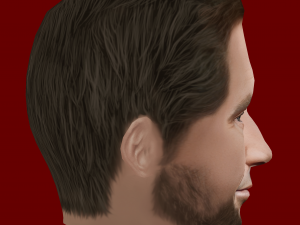 Low Poly Head of the President - Abraham Lincoln 3Dモデル