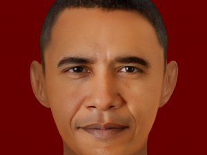 Low Poly Head of the President - Barack Obama 3D मॉडल