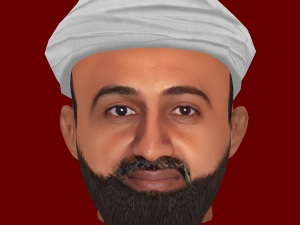 Low Poly Head of Osama bin Laden 3D मॉडल