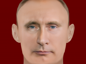 Low Poly Head of the President - Vladimir Putin 3D मॉडल