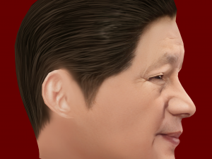 Low Poly Head of the President - Xi Jin Ping Modello 3D