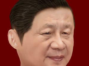 Low Poly Head of the President - Xi Jin Ping Modello 3D