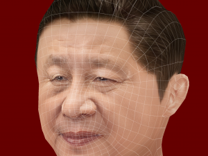 Low Poly Head of the President - Xi Jin Ping Modello 3D