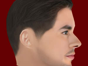 Brahim Diaz Head - Low poly head for game 3D Model