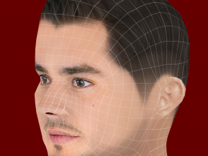 Brahim Diaz Head - Low poly head for game 3D Model