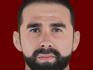 Daniel Carvajal Head - Low poly head for game 3D Модель