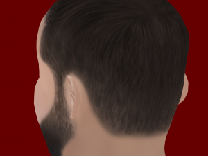 Daniel Carvajal Head - Low poly head for game Modelo 3D