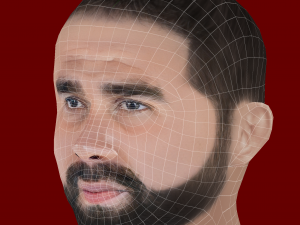 Daniel Carvajal Head - Low poly head for game Modelo 3D