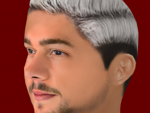 Federico Valverde Head - Low poly head for game 3Dモデル