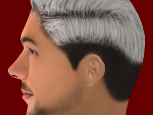 Federico Valverde Head - Low poly head for game 3Dモデル
