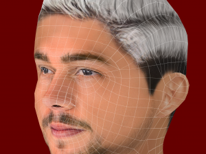Federico Valverde Head - Low poly head for game 3Dモデル