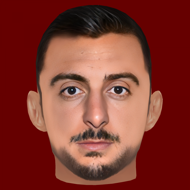 Joselu Head - Low poly head for game 3D Model .c4d .max .obj .3ds .fbx .stl .blend 